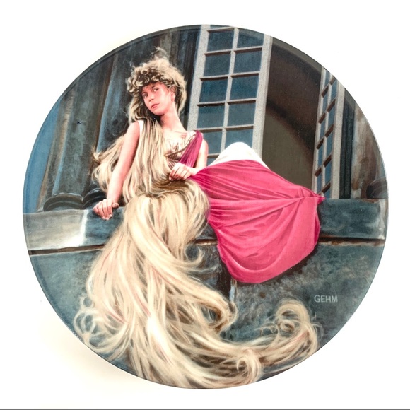 Vintage collectors fairytale plates (3) - Picture 4 of 7